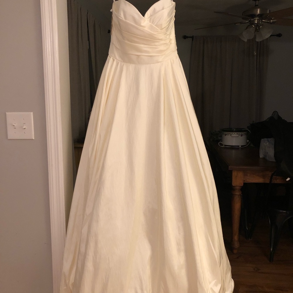 Elegant Strapless A-Line Ballgown Wedding Dress (NWT)